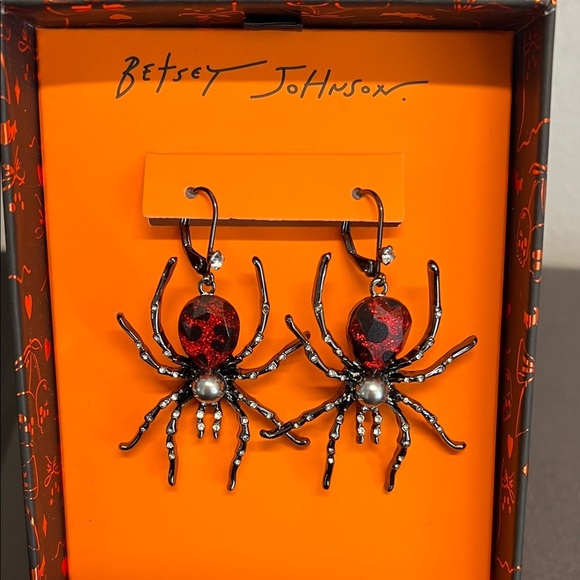 Betsey Johnson | Spider 🕷️ Earrings - Picture 1 of 8